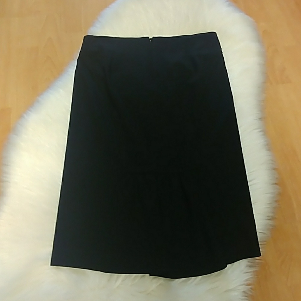 Bebe Black Skirt with Back Peplum